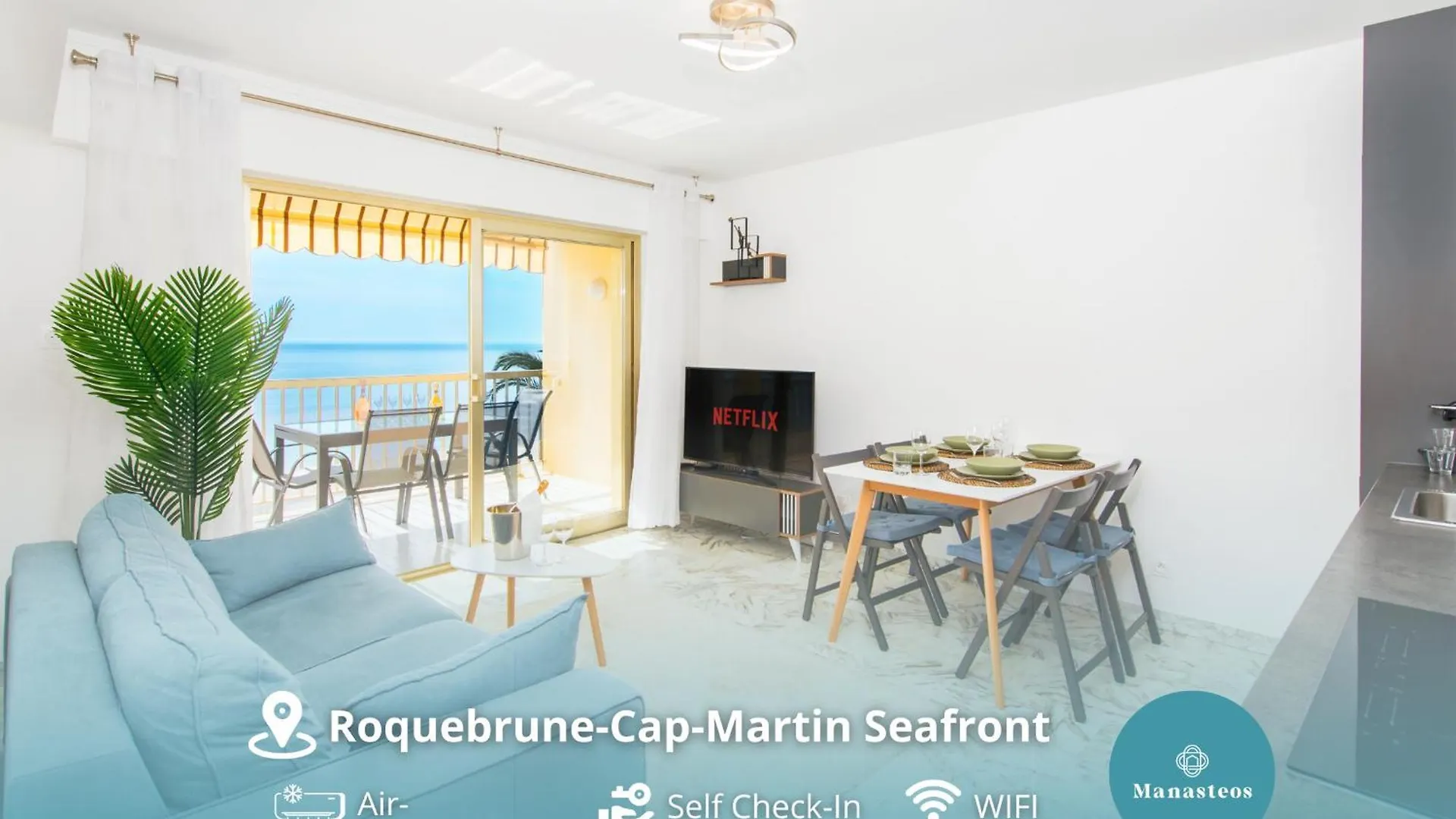 Roquebrune Plage - Terrace Splendid Sea View - BW